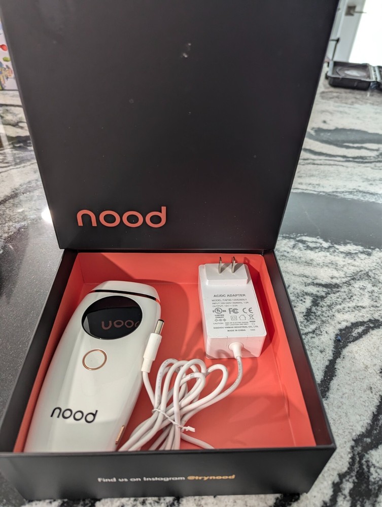 Used Nood The Flasher 2.0 Tested Working Laser Hair Removal Handset White KCA423
