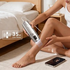 Painless Hair Removal Device – 8-Min Full Body, No Replacement Heads Required