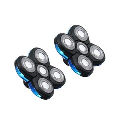 Tookie 5 Head Shaver Heads 2Pcs Shaver Blade Heads Shaver Replacement For