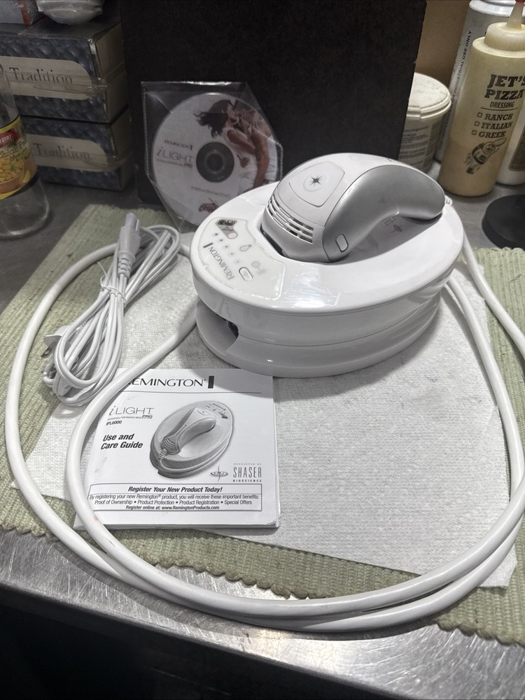 Remington IPL6000Q iLIGHT Pro PLUS Quartz Pulsed Light Hair Removal System Mint