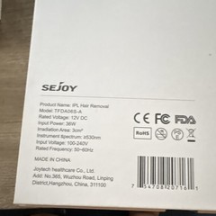SEJOY TFDA06S-A IPL Hair Removal Device Ice Cooling Auto/Manual 5 Levels Green