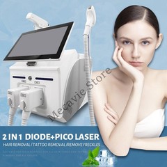2-In-1 808nm FAC Ice Cooling Dual Probe Skin Tone Balancing Salon Beauty Machine