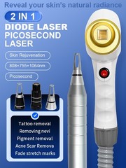 Professional 2 IN 1 Pico Laser Tattoo & Hair Removal Skin Rejuvenation Device