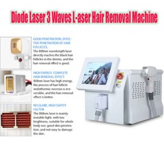 Diode laser hair Removal Machine Ice Titanium 808 755 1064nm Fast hair Epilator