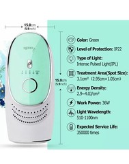DEESS Permanent Hair Removal Device,350,000 Flashes IPL Hair Removal System