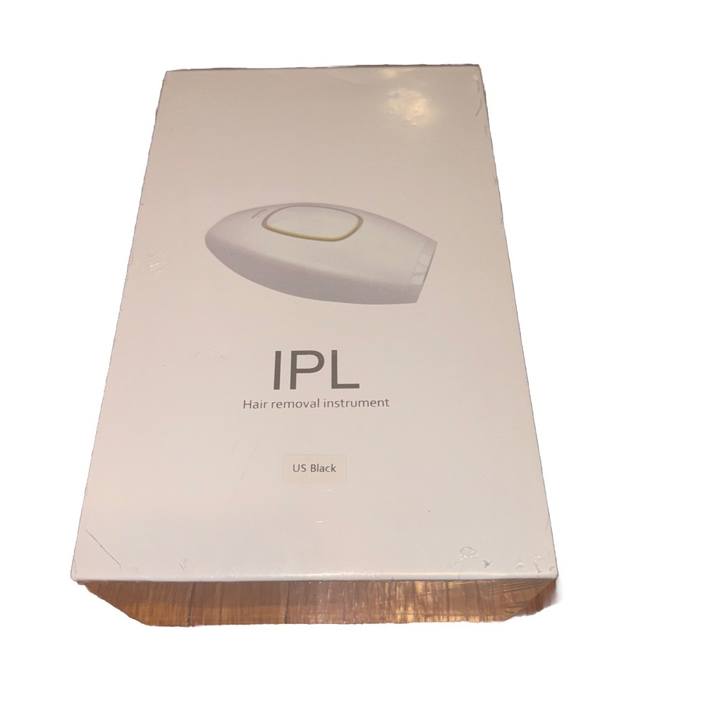 New IPL HAIR REMOVAL INSTRUMENT White & Gold Color Sealed