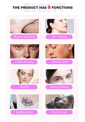 OPT 2-in-1 Hair Removal Machine Full Body Use Skin Smooth Reduce Unwanted Hair
