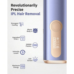 IPL Hair Removal Laser Permanent Body epilator Painless Device 999,999 Flashes
