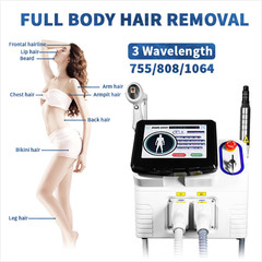 2 In1 Diode Laser Hair Removal & ND Yag Pico Laser Tattoo Removal Skin Care