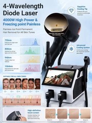 2 in 1 755/808/940/1064nm Diode Laser Hair Removal Pico Tattoo Removal Machine