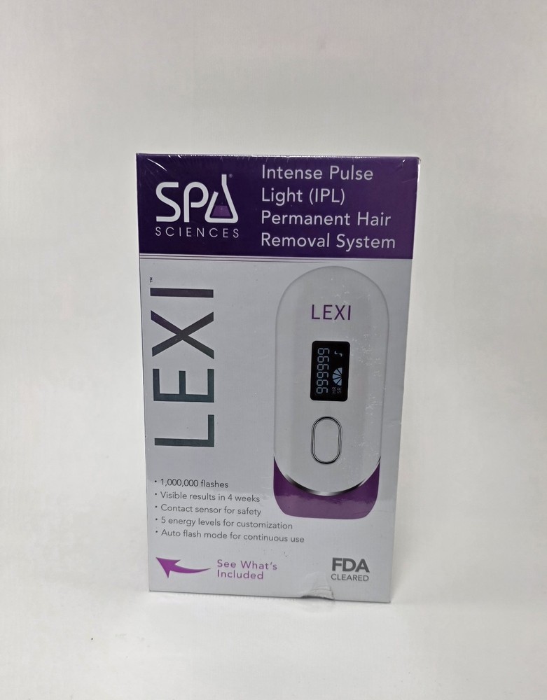 SPA Sciences LEXI IPL Intense Pulse Light Hair Removal System 1 Million Flashes