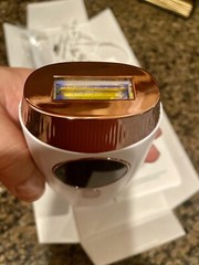 Permanent hair removal For Men & Women 999,999 Flashes Rose Gold/White-No Box.