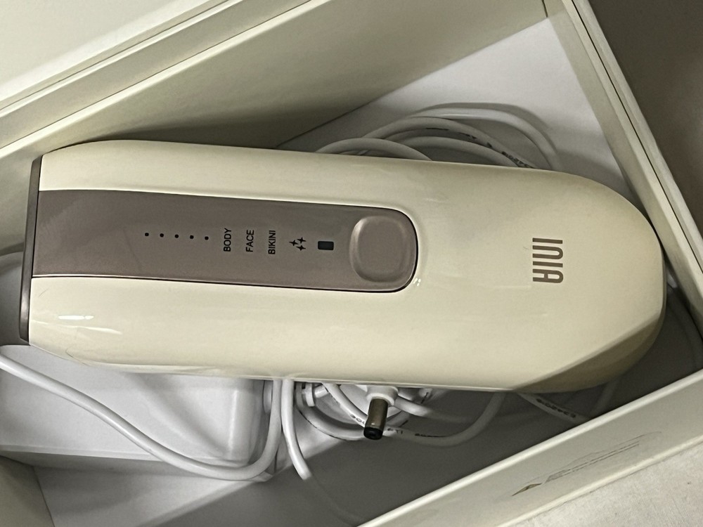 -Open Box- INIA Fond Hair Removal Device for Women and Men Laser Hair Remover