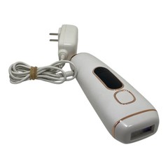 🍉 WHITE IPL 12V HAIR REMOVER HANDHELD RECHARGABLE LIGHT WITH CHARGER WORKS EUC