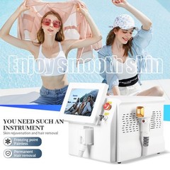 Laser hair removal device, facial, body, and underarm cooling system