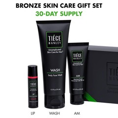 Tiege Hanley Mens Skin Care Gift Box Set, Bronze – Men’s Skincare 3 Piece Set