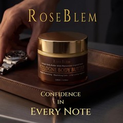 Cologne-Inspired Body Butter for Men – New Formula 4.06 Ounce (Pack of 1)
