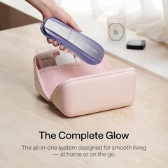 Complete Home Hair Removal Kit: Air 10 IPL Device with Luxe Case & Accessories