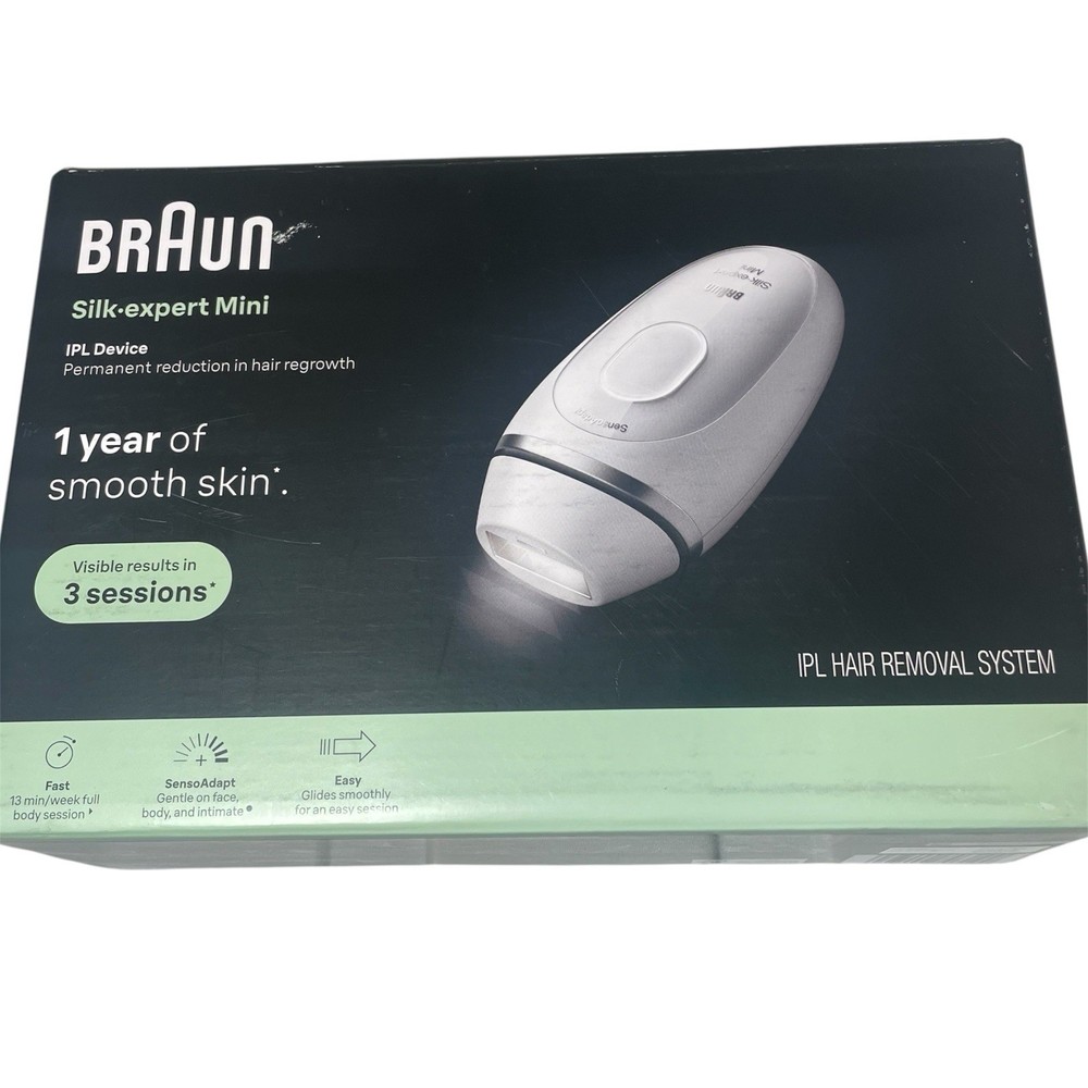Braun Silk-Expert Mini Home Laser Hair Removal for Women and Men – New / OpenBox