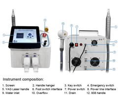 3 in 1 Diode Laser Hair Removal Machine 755 808 1064nm Beauty Device