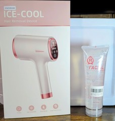 ICE-COOL IPL Hair Removal Device 999900 Flashes + 300g Cooling Gel Bundle NIB