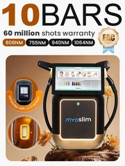 2 In 1 808nm Diode Laser Hair Removal & Pico Laser Tattoo removal Machine 10 bar