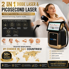ORIGINAL MYOSLIM 2 In 1 Diode Laser Pico Nd Yag Skin Rejuvenation Machine USA!!!