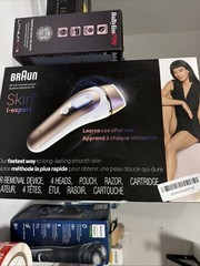 Open-Box Braun Skin i-expert Smart IPL Laser Hair Removal 4 Caps & Case PL7387