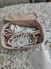 Braun Silk-expert Pro 5 IPL Hair Removal Device White/Gold w/ Case & Manual
