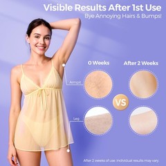 2026 Upgraded Laser Hair Removal with 5℃ Ice Cooling, Painless IPL Purple