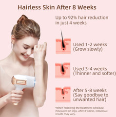 IPL Hair Removal Device 500,000 Flashes Laser Epilator with Cooling System New