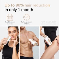 IPL Laser Hair Removal Device for Women & Men for Full Body & Face, White