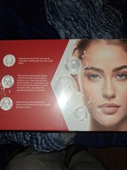 Nortech 7-Color Modes LED Light Therapy Face Mask for Face, White Bundle 2 Items