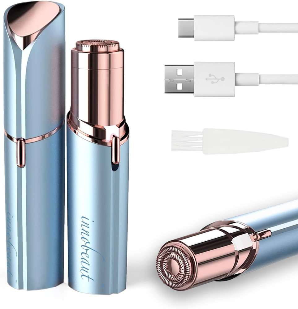 Facial Hair Removal for Women, Electric Painless Facial Hair Remover for Face, L