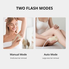 IPL Hair Removal Device With 3 Light Head 10 Energy Level 3 Mode SkinRecognition