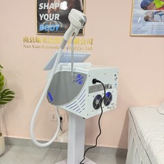 10 Bars 755/808/940/1064 Diode Laser Hair Removal Ice Cooling System Home/Salon