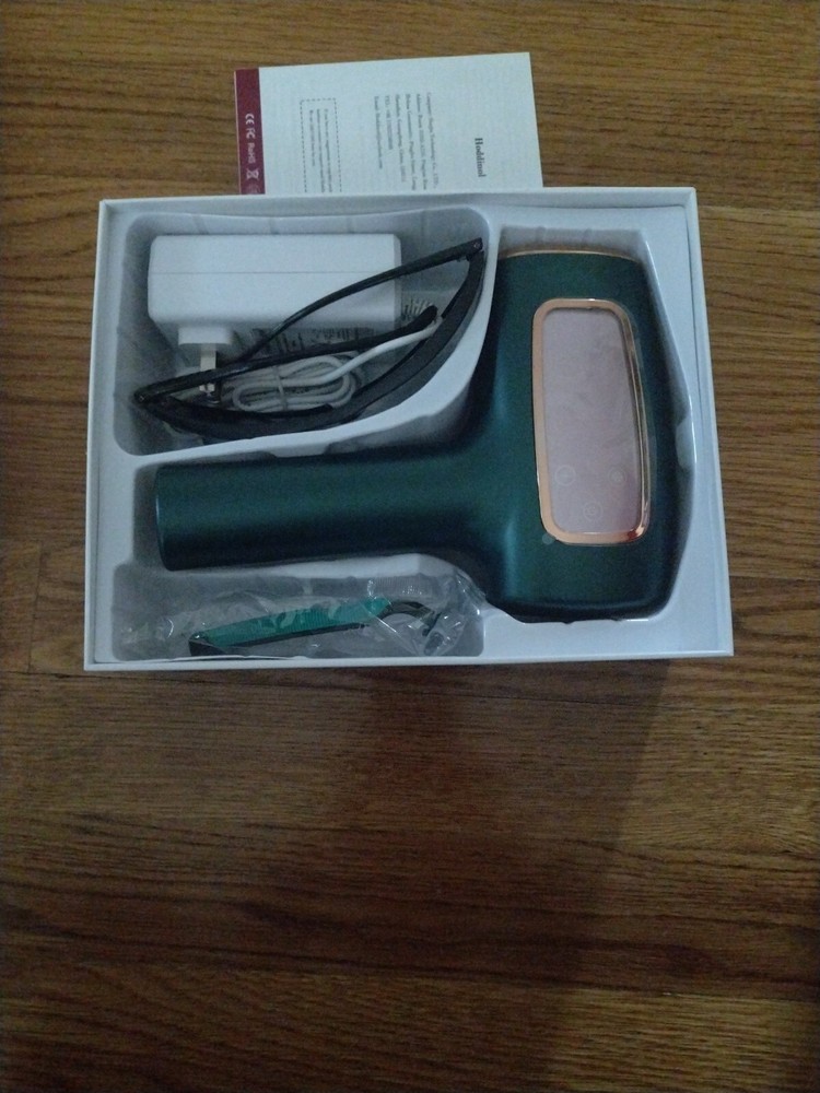 IPL Hoddinol Laser Hair Removal Device with Power adapter / Protective glasses 