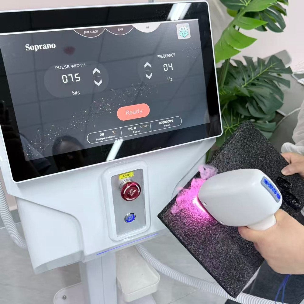 10bar Ice Titanium 755 808 940 1064nm Permanent Diode Laser Hair Removal Machine