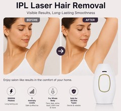 IPL Laser Hair Removal for Women and Men,999999 Flashes at-Home Hair Removal Dev