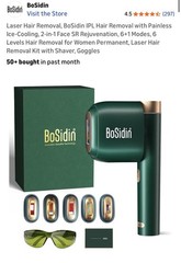 Laser Hair Removal, BoSidin IPL Hair Removal with Painless Ice-Cooling