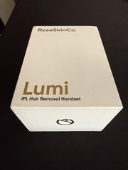RoseSkinCo. Lumi IPL Hair Removal Handset White Gold BRAND NEW