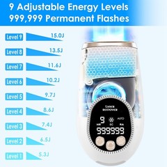 3 In1 Ice Cooling Laser Hair Removal Painless Permanent At-Home IPL Hair Removal