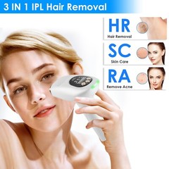 3 In1 Ice Cooling Laser Hair Removal Painless Permanent At-Home IPL Hair Removal