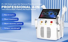 4-in-1 IPL Elight Diode Laser Hair Removal ,RF, Pico Tattoo Removal Machine