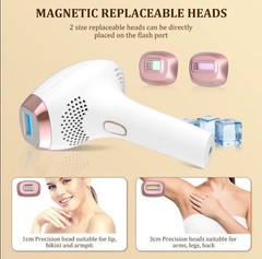 LIVGLO 3-in-1 IPL Hair Removal Device, Ice Cooling Laser Hair Remover with HR