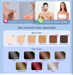 IPL Laser Hair Removal Device – Painless Ice Cooling – Permanent For Men/Women