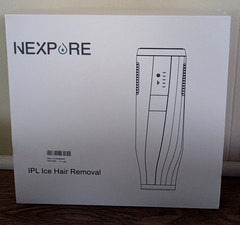 Nexpore Laser Hair Removal System White With Painless Ice Blast And Three Heads