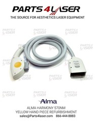 Alma Harmony 570nm Yellow Hand Piece, FULLY REFURBISHED & CHARGED