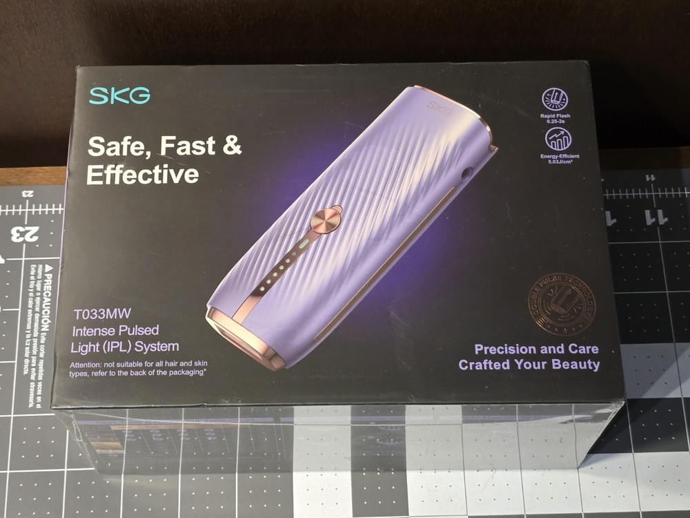 SKG T033MW Intense Pulsed Light (IPL) System Hair Removal System Purple New-Box