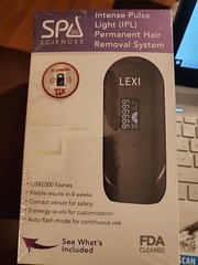 NEW Spa Sciences LEXI: FDA Cleared IPL Hair Removal System w/ 1,000,000 Flashes